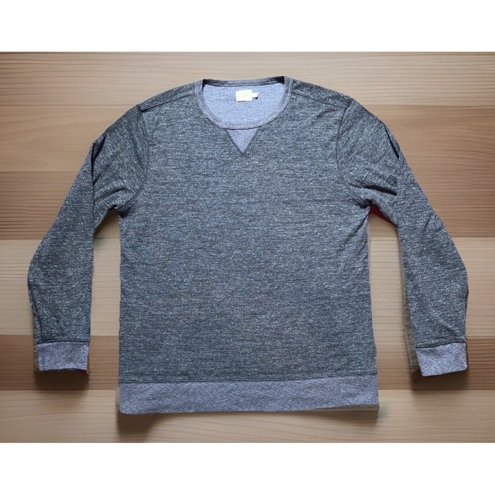 Marine Layer Mens Sweater Sz XL Blue Re-spun Crewneck Long Sleeve Pullover